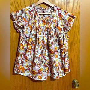 a.n.a Floral Blouse - Multicolor
